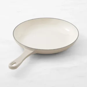 Supper Non-Stick Enameled Cast Iron Shallow Frying Pan